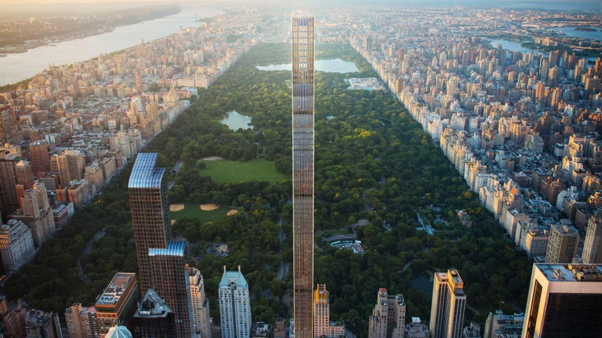 The world's thinnest skyscraper, 1,428 feet tall, is finally complete in New York - Vimarsana News