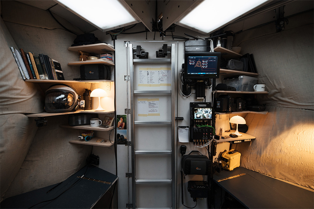 The interiors of the habitat The interiors of the habitat
