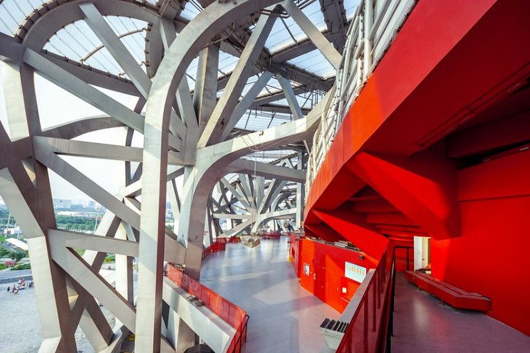 beijing national stadium internal structure