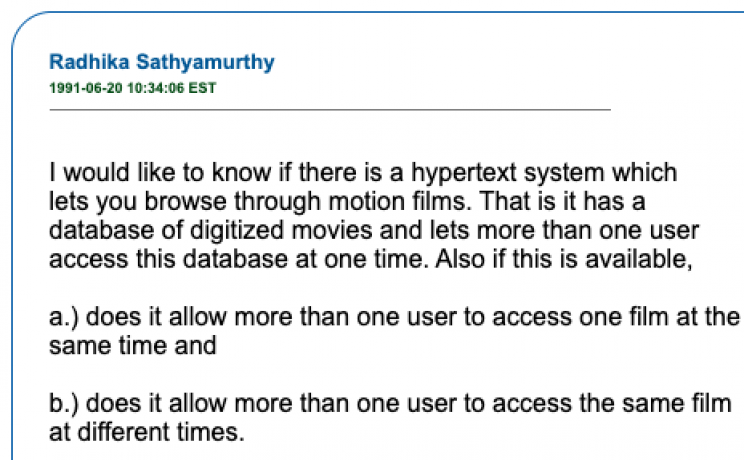 17 Ancient Internet Posts From Early Usenet Archives 17 Ancient Internet Posts From Early Usenet Archives