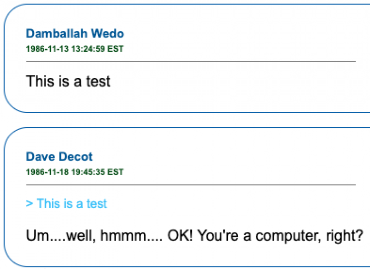 17 Ancient Internet Posts From Early Usenet Archives 17 Ancient Internet Posts From Early Usenet Archives
