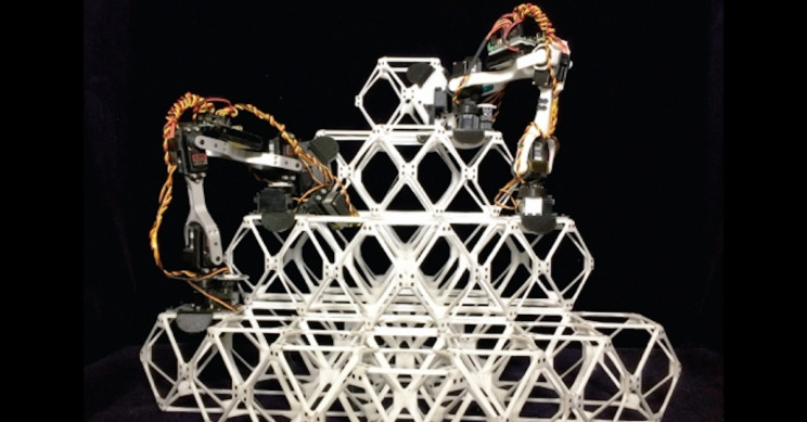 Assembler Robots Build Complicated Structures Out of Small Identical Pieces