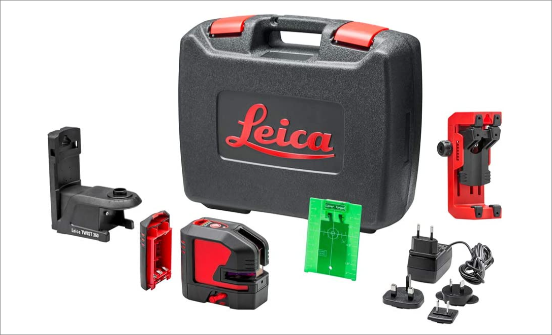 Leica Green Light Laser Level Green light laser level with accessories