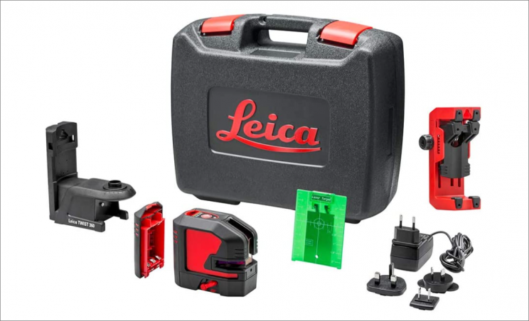 Leica Green Light Laser Level Green light laser level with accessories