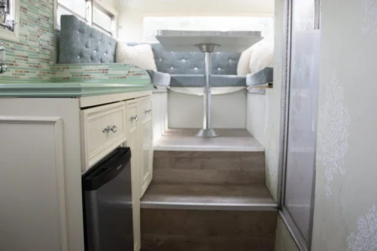A Unique 1974 VW T2 Camping Bus Is in a Hot Bid A Unique 1974 VW T2 Camping Bus Is in a Hot Bid