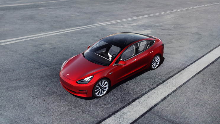 tesla in profit