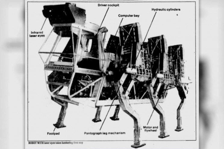 That Time When US Army Developed Six-Legged Walking Robots in the 1980s That Time When US Army Developed Six-Legged Walking Robots in the 1980s