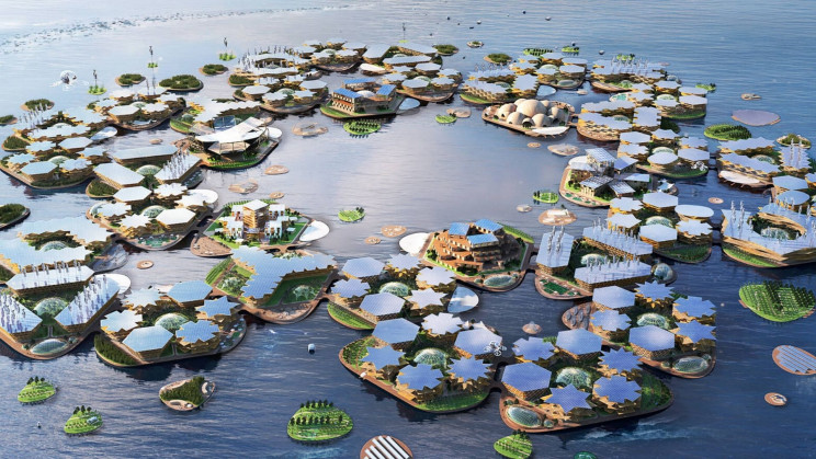The world's first floating city prototype unveiled in South Korea