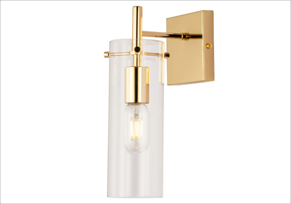 Krasty Wall Light Metallic golden wall lights
