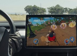 Tesla Adds New Racing Game to Its Growing In-Car Gaming System