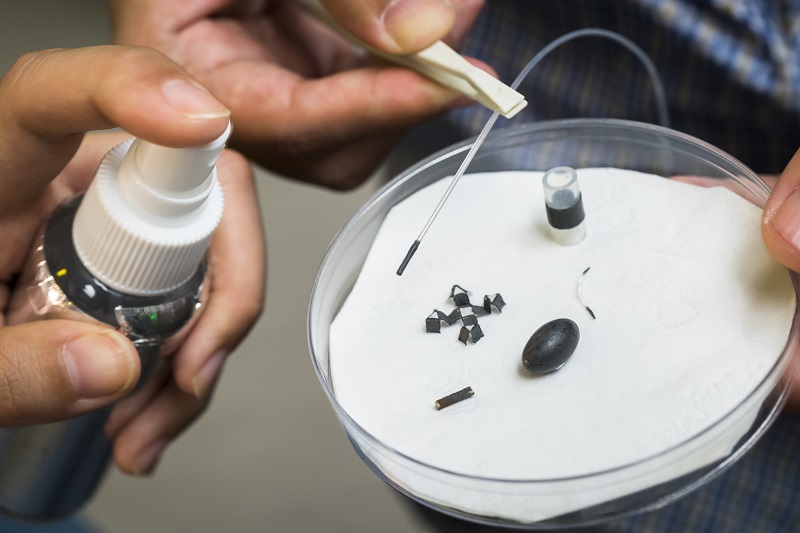 Tiny Objects Coated in Special Magnetic Material Walk, Crawl, and Roll Tiny Objects Coated in Special Magnetic Material Walk, Crawl, and Roll