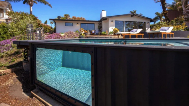 This Company Turns Shipping Containers Into Sustainable Swimming Pools