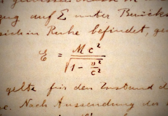 important equations einstein