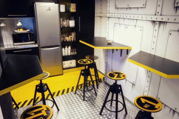 spaceship themed interiors 2o
