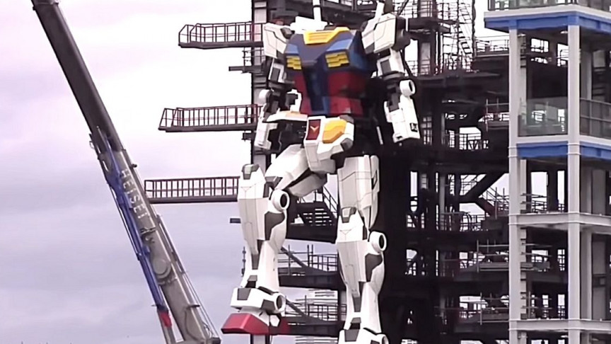 real gundam walking