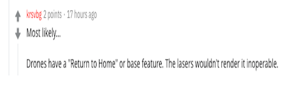 Chilean Protesters Used Lasers to Bring down Police Drone, and It Worked Chilean Protesters Used Lasers to Bring down Police Drone, and It Worked