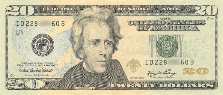 U.S. twenty dollar bill U.S. twenty dollar bill