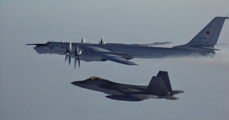 U.S. and Canadian Fighter Jets Intercept Russian Reconnaissance Aircraft by Alaska