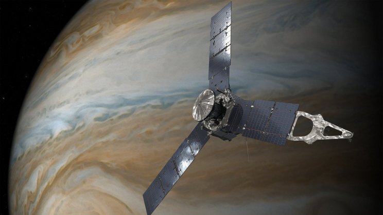 An unprecedented look under Jupiter's surface reveals a cannibalistic past