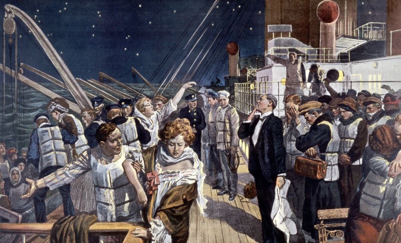 women and children first titanic