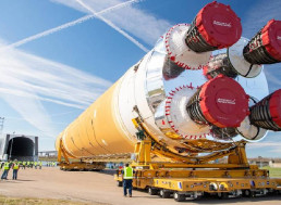 The First NASA Artemis Rocket Core Stage Is Finally Here and Ready For Green Run Tests