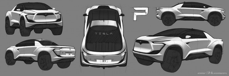 Tesla's Upcoming Blade Runner-Inspired Pick-up Truck Could Look like This Tesla's Upcoming Blade Runner-Inspired Pick-up Truck Could Look like This