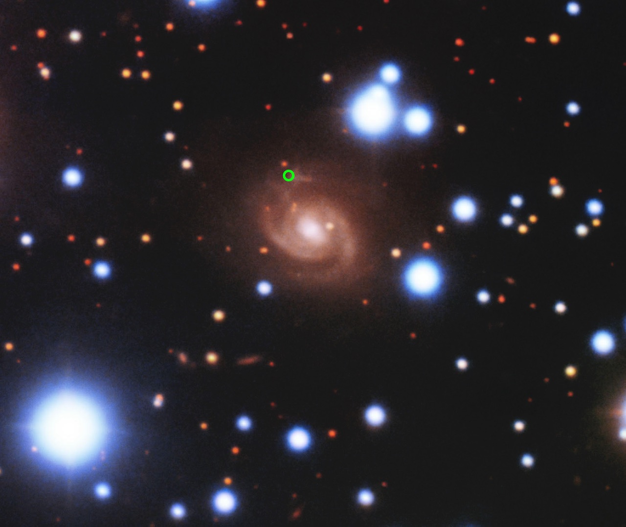 Location of FBR Fast Radio Burst