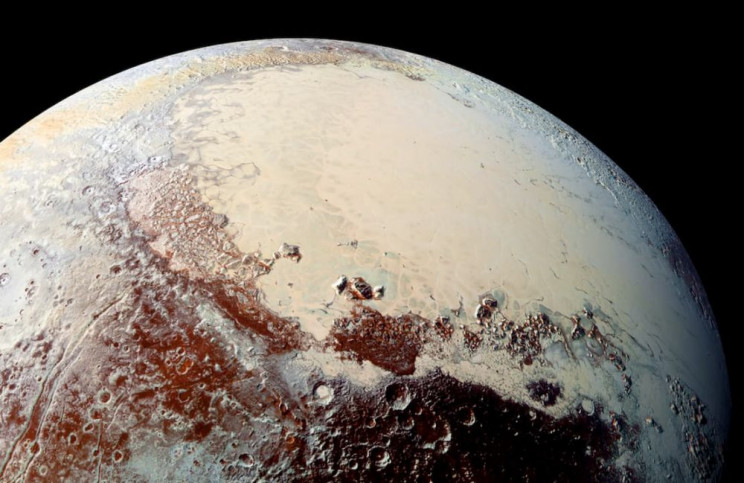 Up close view of Pluto Pluto