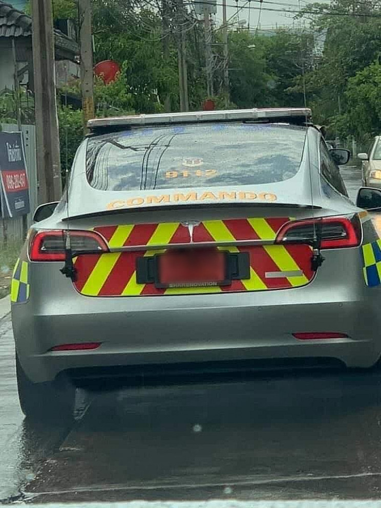 Thai Police Add Tesla Model 3 to Their Fleet of Patrol Vehicles, Costing $385k Each Thai Police Add Tesla Model 3 to Their Fleet of Patrol Vehicles, Costing $385k Each