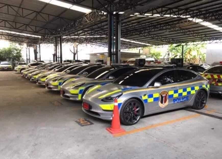 Thai Police Add Tesla Model 3 to Their Fleet of Patrol Vehicles, Costing $385k Each Thai Police Add Tesla Model 3 to Their Fleet of Patrol Vehicles, Costing $385k Each