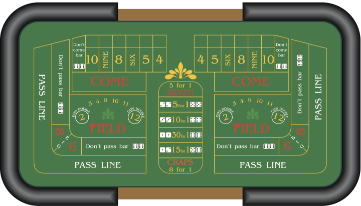 Craps table Craps table