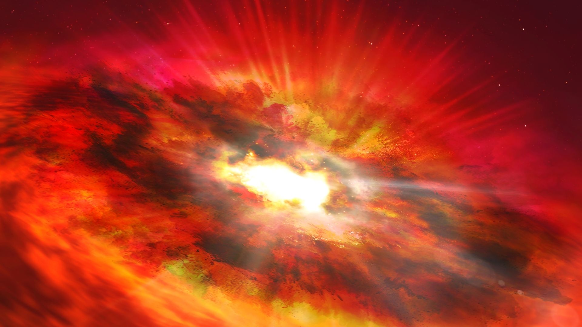 black-hole-starburst-galaxy Black Hole Starburst Galaxy