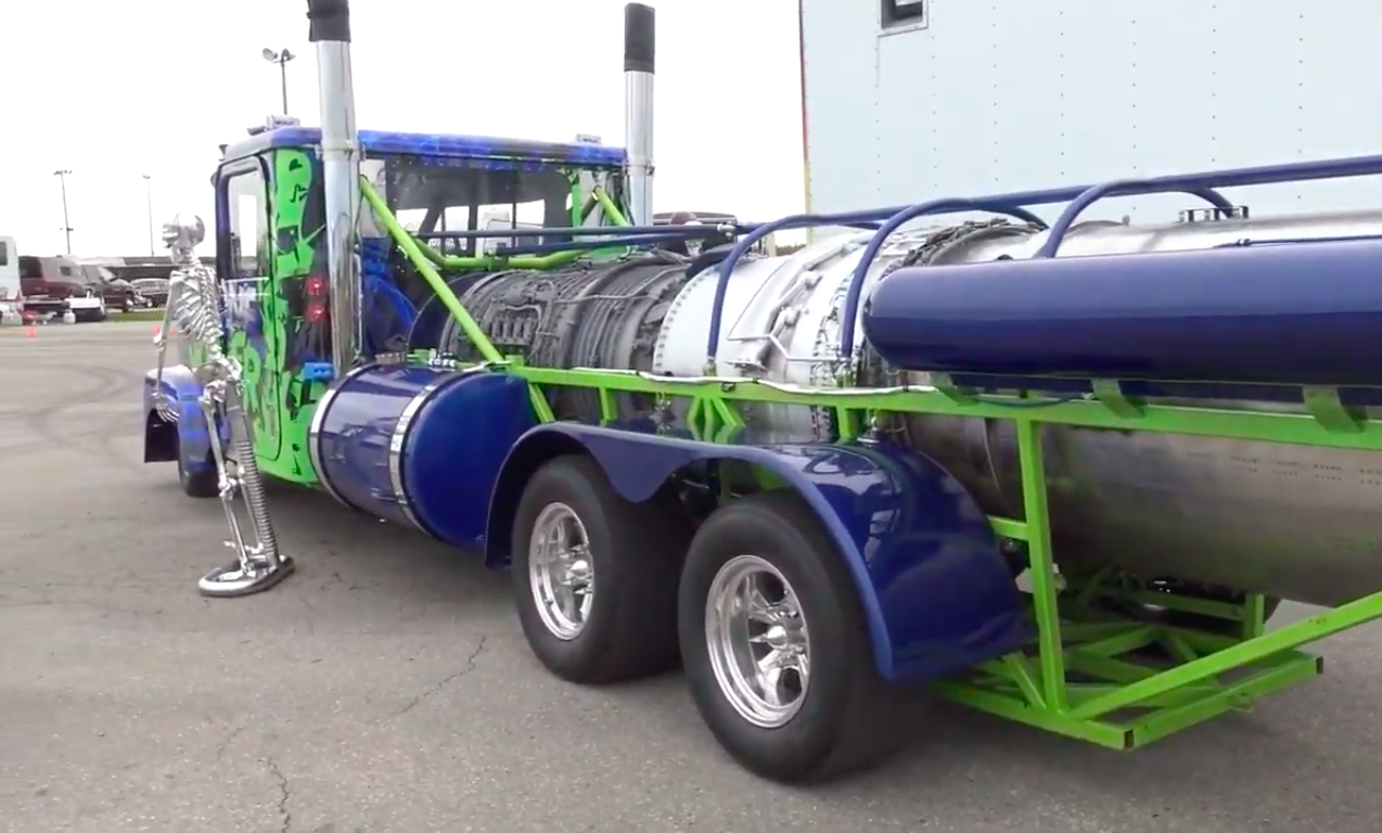 'Bone Shaker' Truck Is Equipped with a 18,000 HP F-4 Fighter Jet Engine 'Bone Shaker' Truck Is Equipped with a 18,000 HP F-4 Fighter Jet Engine
