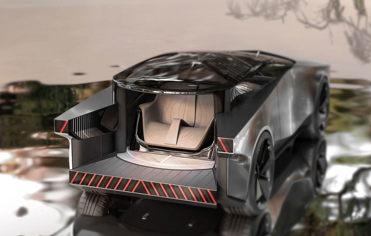 The Infiniti-Inspired QX90 Is a Tesla Cybertruck Clone With Curves Instead of Angles The Infiniti-Inspired QX90 Is a Tesla Cybertruck Clone With Curves Instead of Angles