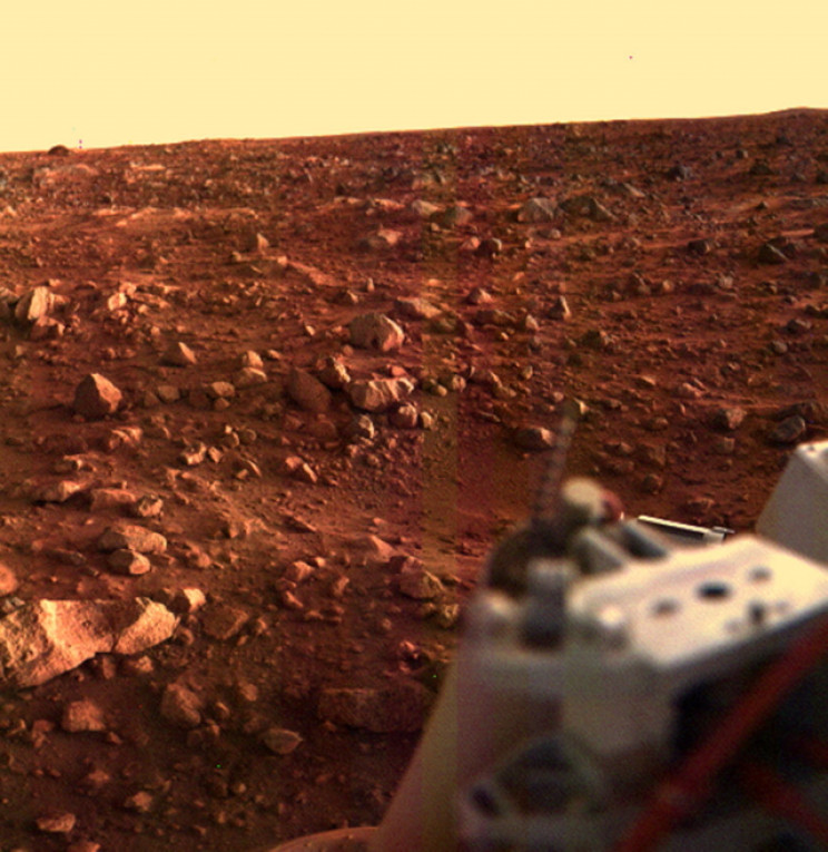 Sunset at the Viking Lander 1 Site Sunset at the Viking Lander 1 Site