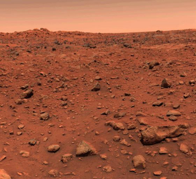 First Color Image From Viking Lander 1 First Color Image From Viking Lander 1