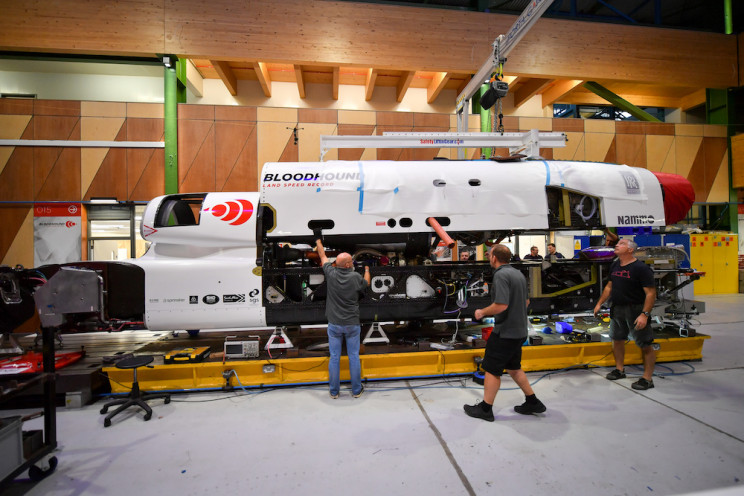 The Bloodhound Supersonic Car Is Ready for High-Speed Trials