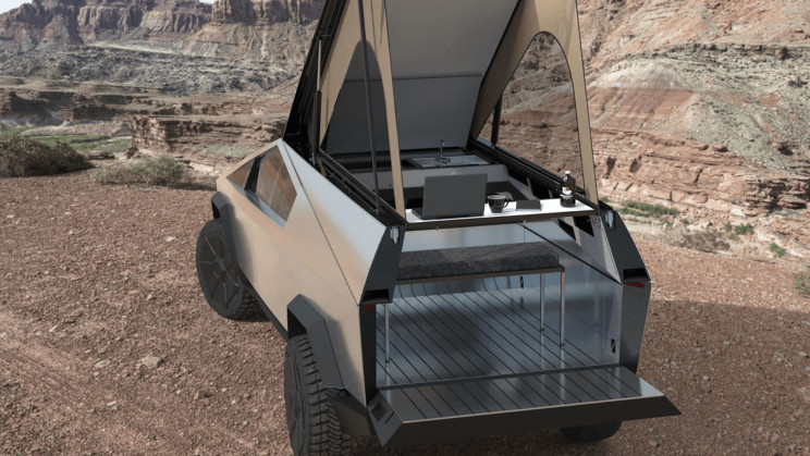 This Cybertruck camper has endless features but costs a whopping $24,000 This Cybertruck camper has endless features but costs a whopping $24,000