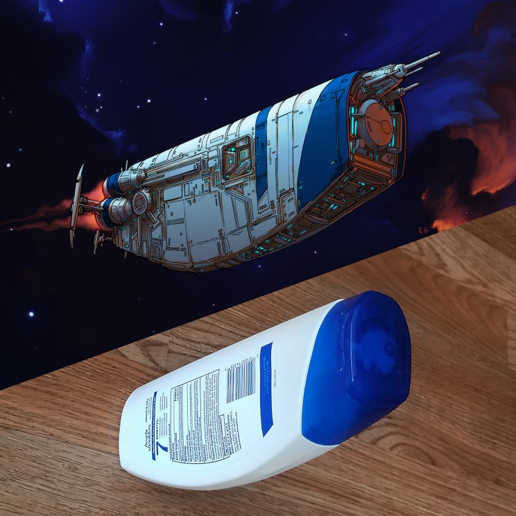 Talented Artist Draws Beautiful Space Crafts Inspired by Daily Objects