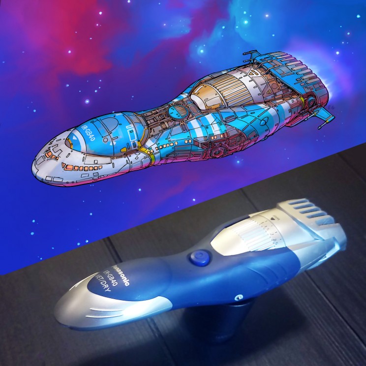 Talented Artist Draws Beautiful Space Crafts Inspired by Daily Objects