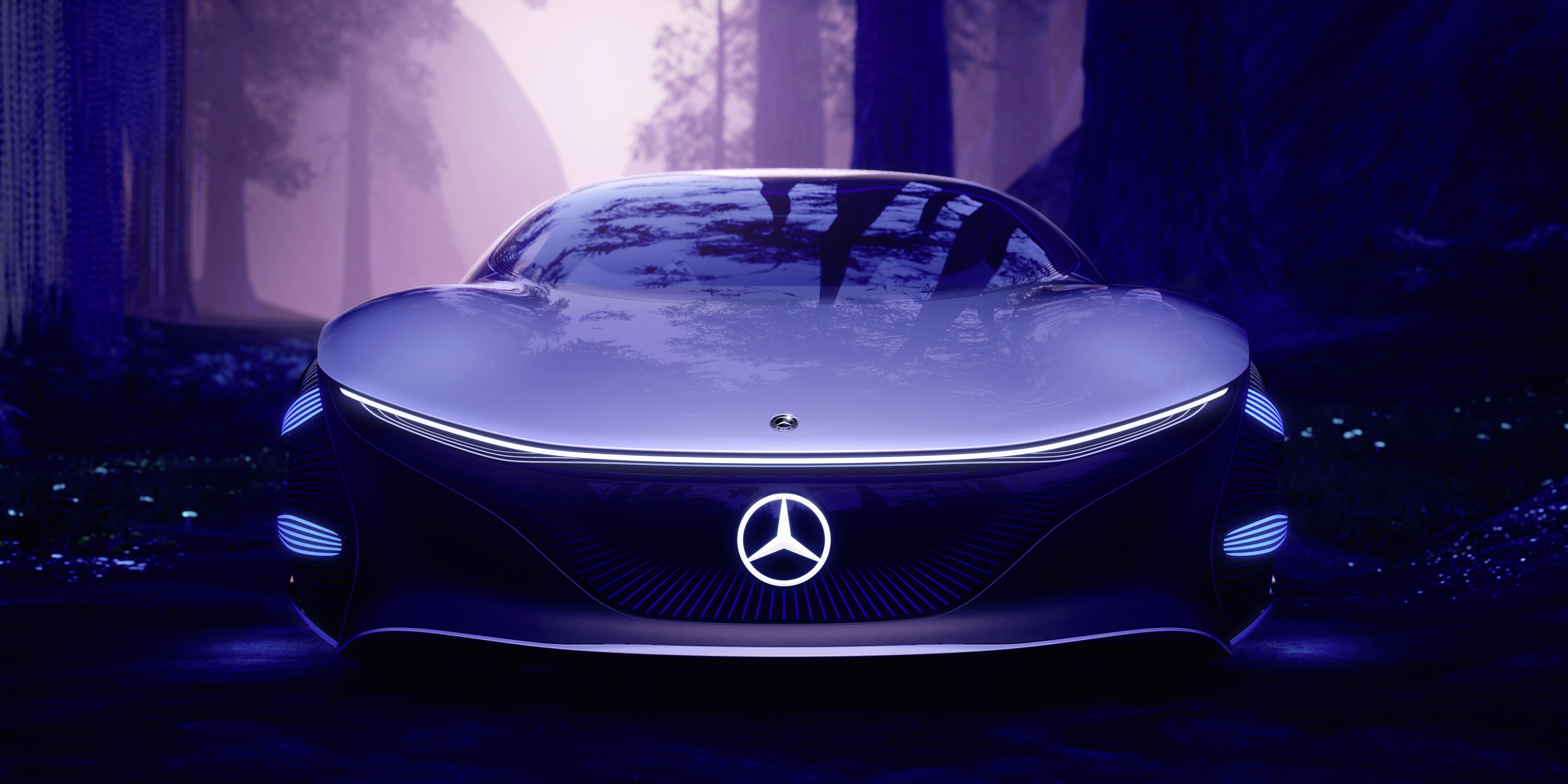 Mercedes-Benz Unveils New Concept Car Inspired by Movie “Avatar” Mercedes-Benz Unveils New Concept Car Inspired by Movie “Avatar”