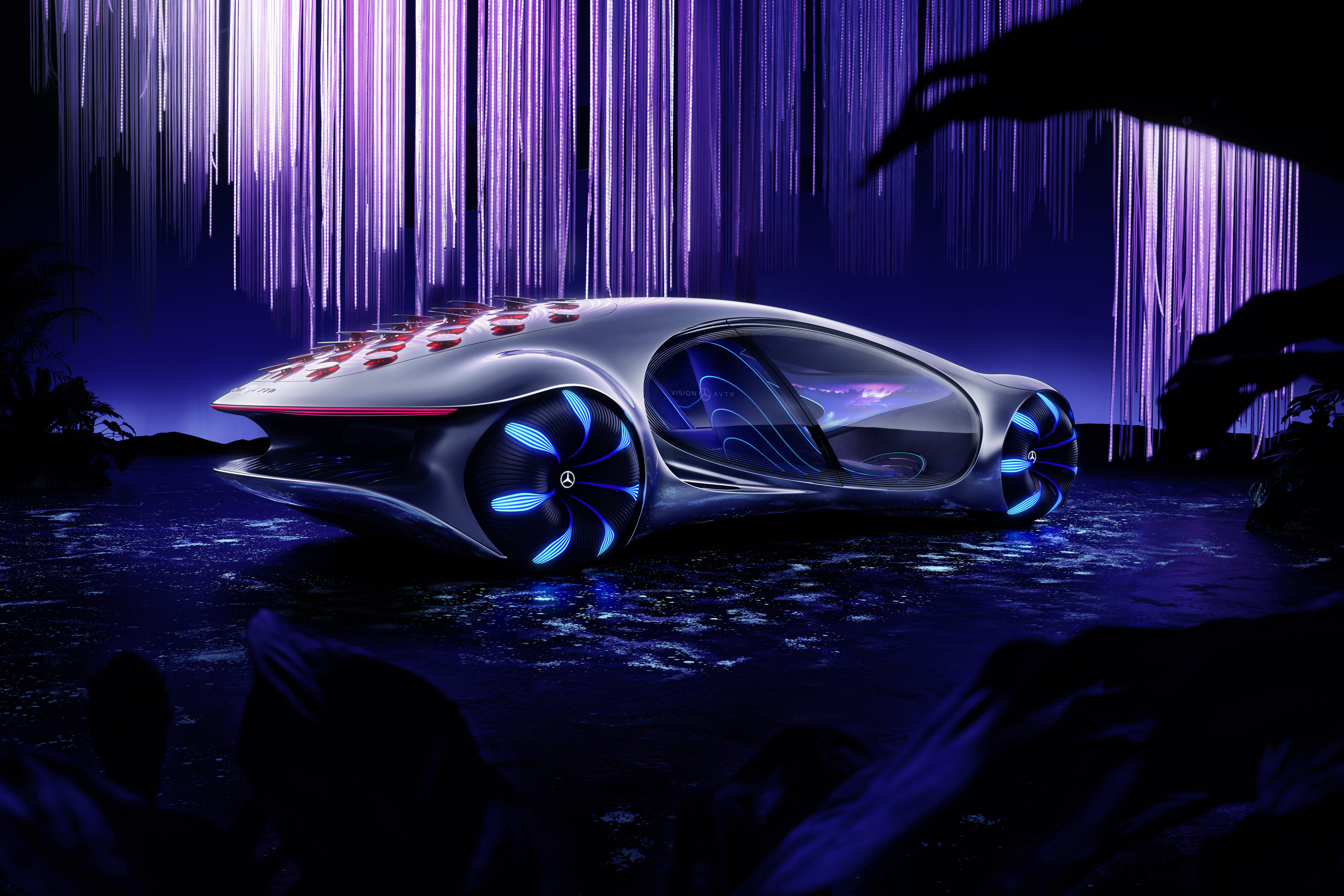 Mercedes-Benz Unveils New Concept Car Inspired by Movie “Avatar” Mercedes-Benz Unveils New Concept Car Inspired by Movie “Avatar”