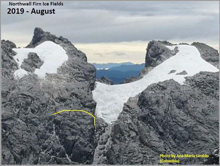 Papua Glacier 2019 Glacier in 2019