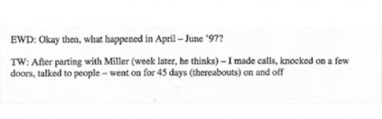 Excerpt from Davis notes