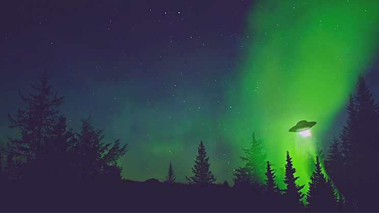'Bright Green UFOs' Were Spotted in Canadian Airspace