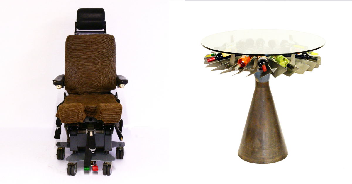 Boeing Is Now Upcycling Old Plane Parts as Furniture Boeing Is Now Upcycling Old Plane Parts as Furniture