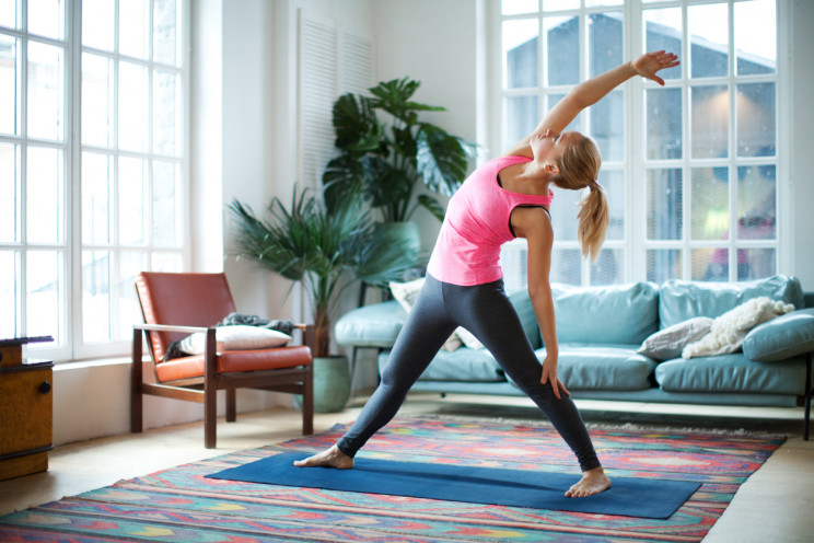 yoga at home