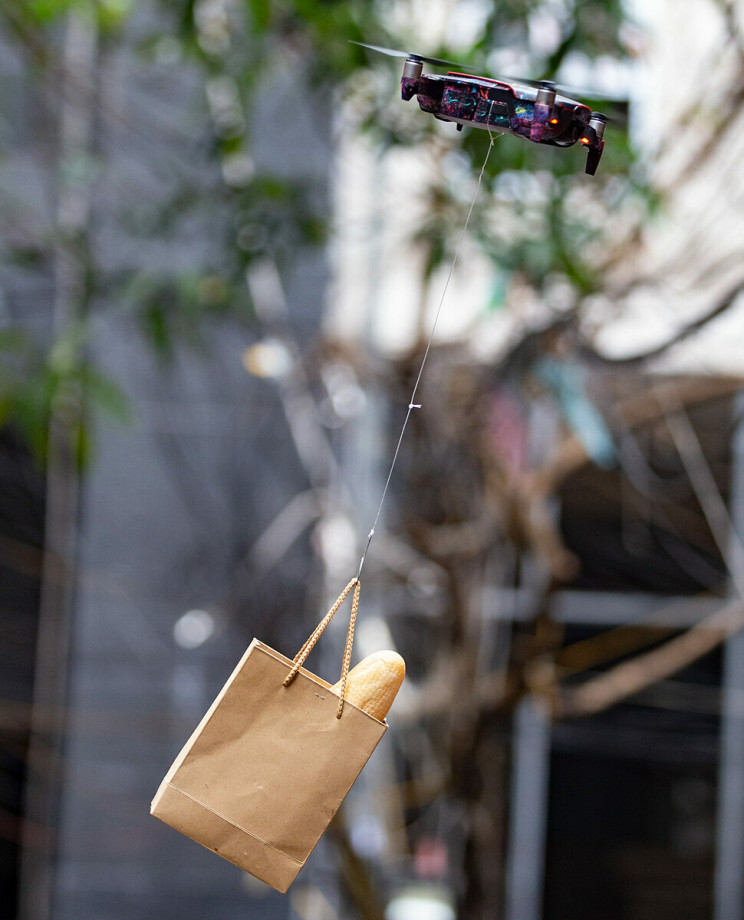 drone communication takeaway