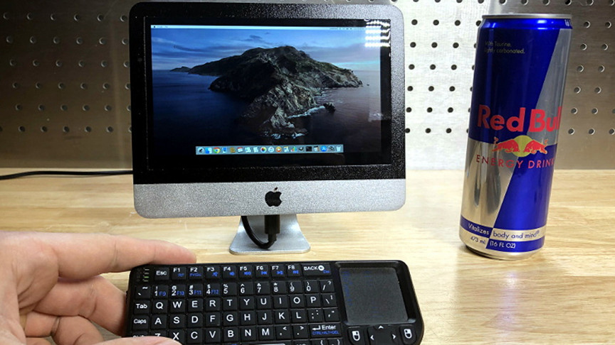 Software Engineer Builds Tiny iMac by Partly Destroying Raspberry Pi