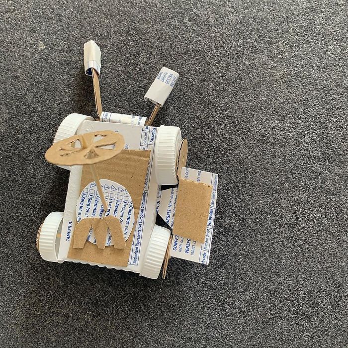Mom Makes Cardboard Household Items to Teach Her Kids Life Skills Mom Makes Cardboard Household Items to Teach Her Kids Life Skills